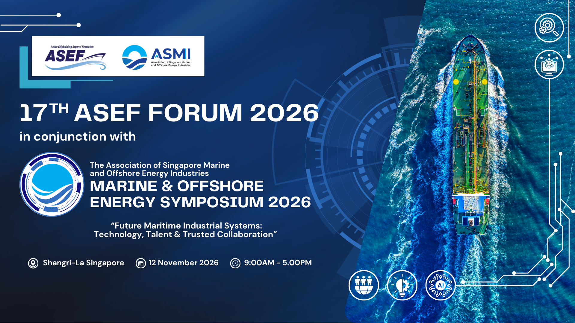 17th ASEF Forum 2026 in Conjunction with ASMI M&OE Symposium 2026